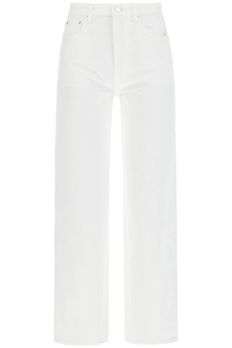 toteme twisted seam cropped jeans