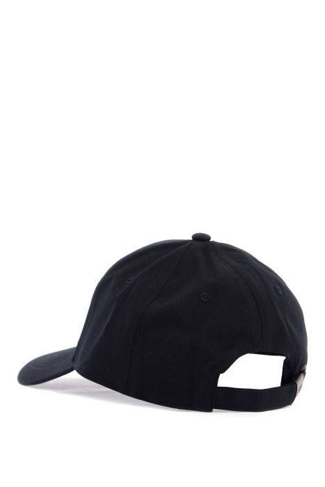 y-3 black cotton 6-panel cap