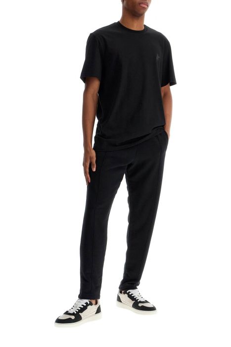 golden goose high-waisted black cotton jogger pants