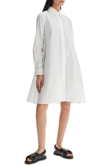 marni white cotton dress with embroidery