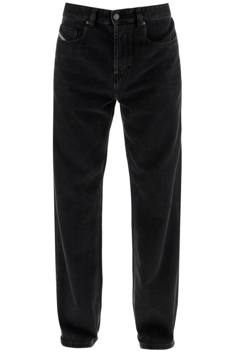 diesel jeans d-macro in cotone neri ampi