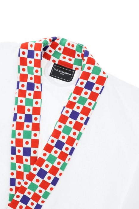 dolce & gabbana 'carretto' bathrobe