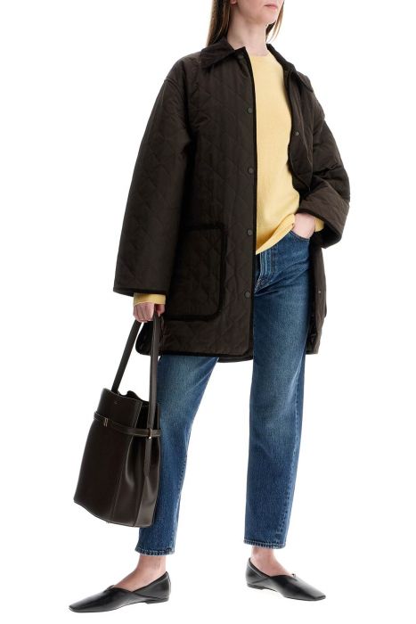 toteme soft yellow cashmere sweater crew neck