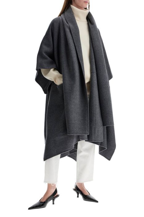 toteme white snow wool and cashmere turtleneck for women
