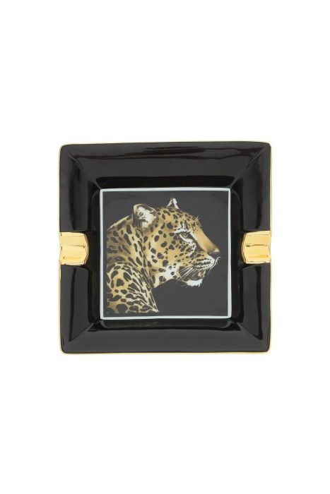 dolce & gabbana posacenere 18 x 18 cm - leopardo