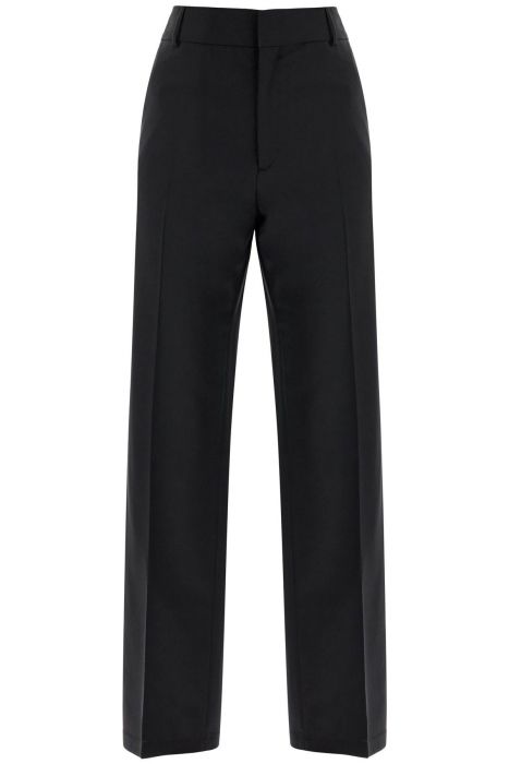 filippa k high-waisted black wool dress pants regular fit