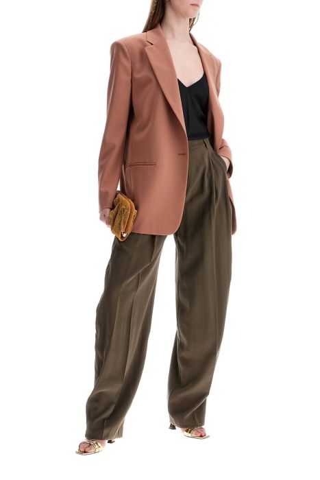 the andamane elegant dark pink synthetic blazer