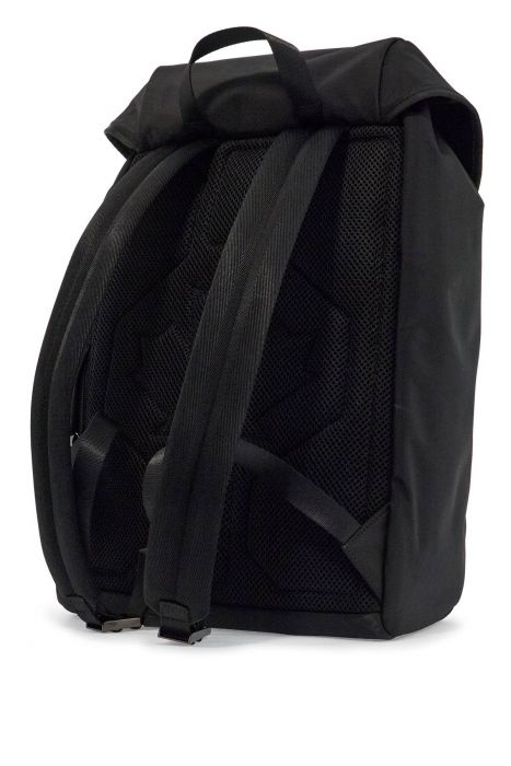 dsquared2 black nylon laptop backpack