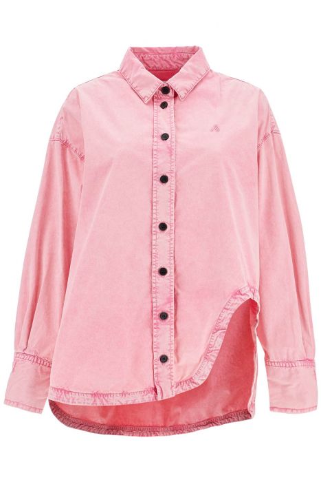 the attico oversized pink shirt