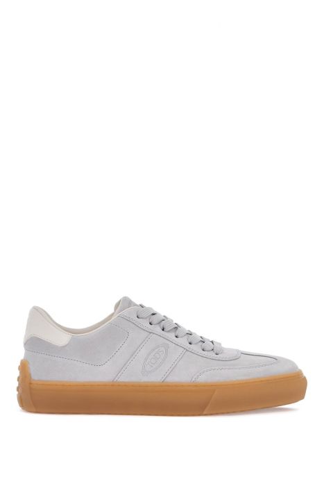 tod's stringate suede grigio chiaro casual uomo