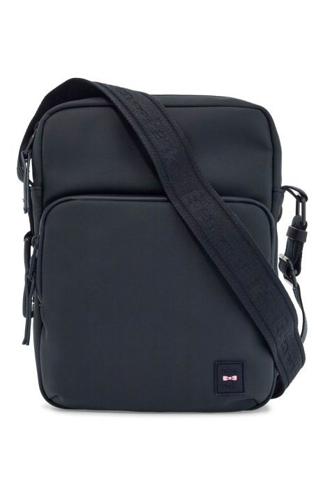 eden park borsa a tracolla uomo elegante blu ecopelle con zip e tracolla regolabile