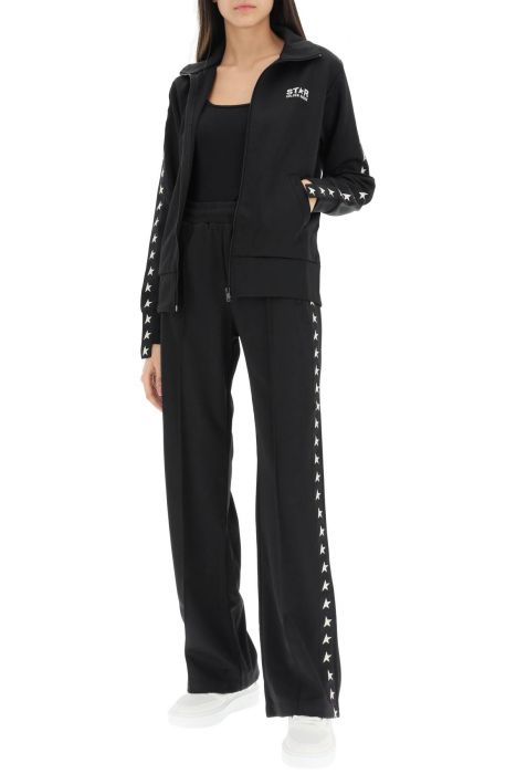 golden goose dorotea track pants with star bands