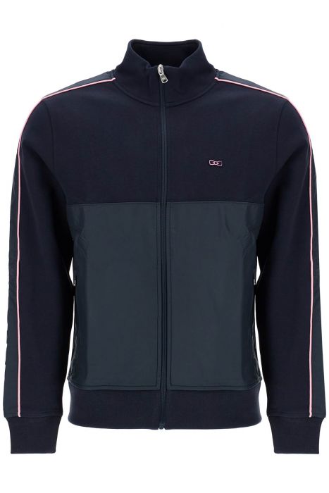 eden park dark blue high collar zip sweatshirt