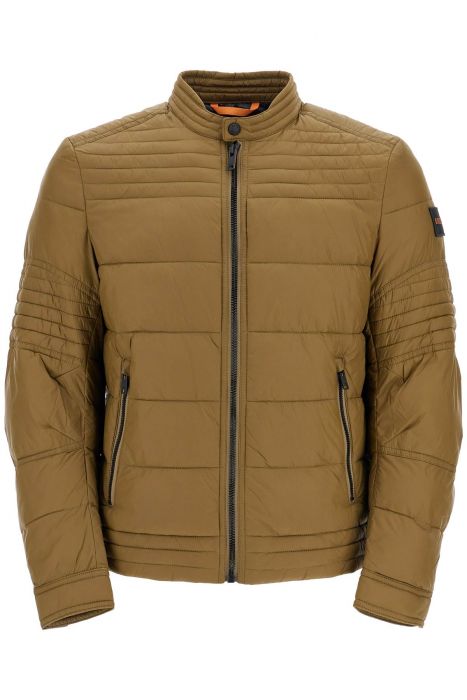 boss green down jacket with high collar for men
