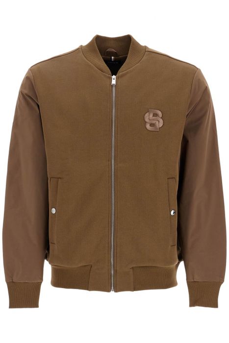 boss open green zip hoodie regular fit c-salieri 23
