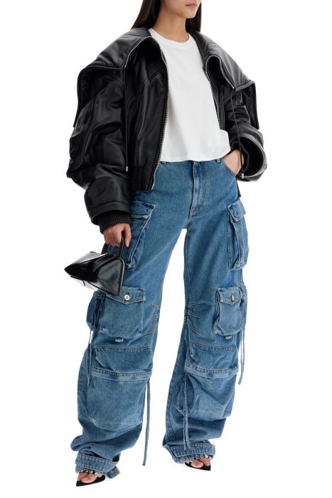 the attico fern cargo jeans