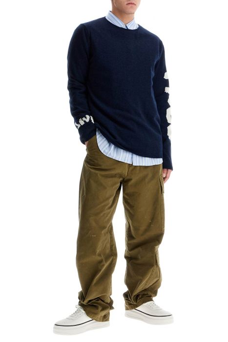 comme des garcons shirt pullover in lana jacquard