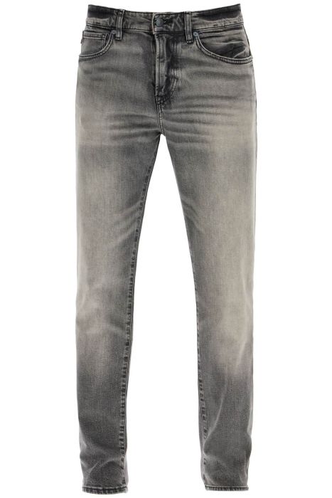 boss jeans re.maine grigio scuro cotone vita media vestibilità dritta