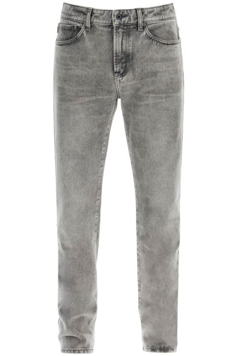 boss boss re.maine regular fit medium grey jeans