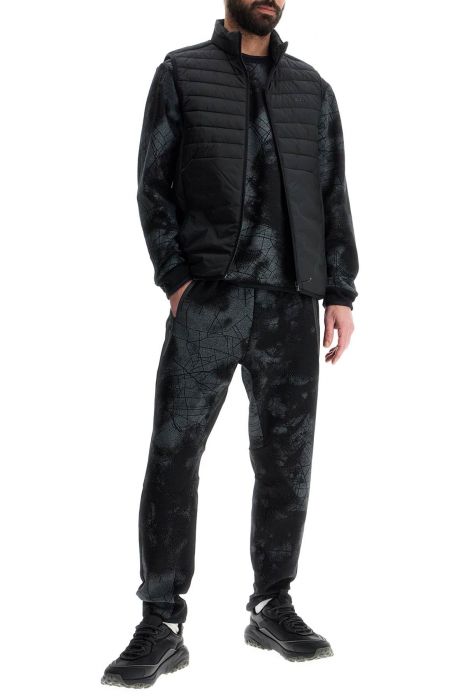 boss black high collar quilted gilet regular fit