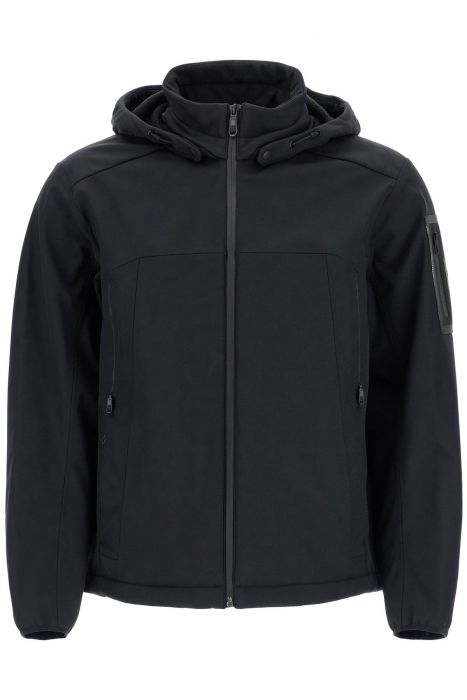 boss black adjustable hooded coat